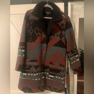 Idyllwind Aztec western Sherpa jacket (medium)